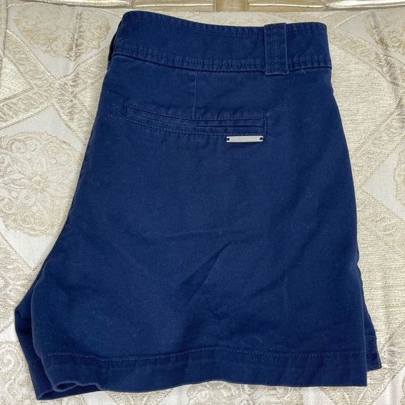 NYCO Stretch Cotton Navy Blue Shorts - Picture 6 of 8